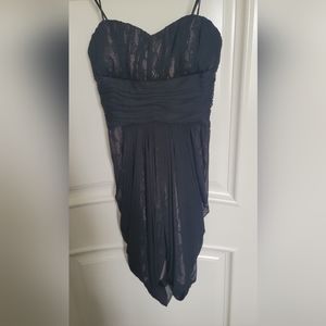 Max and cleo sheer black lace dress